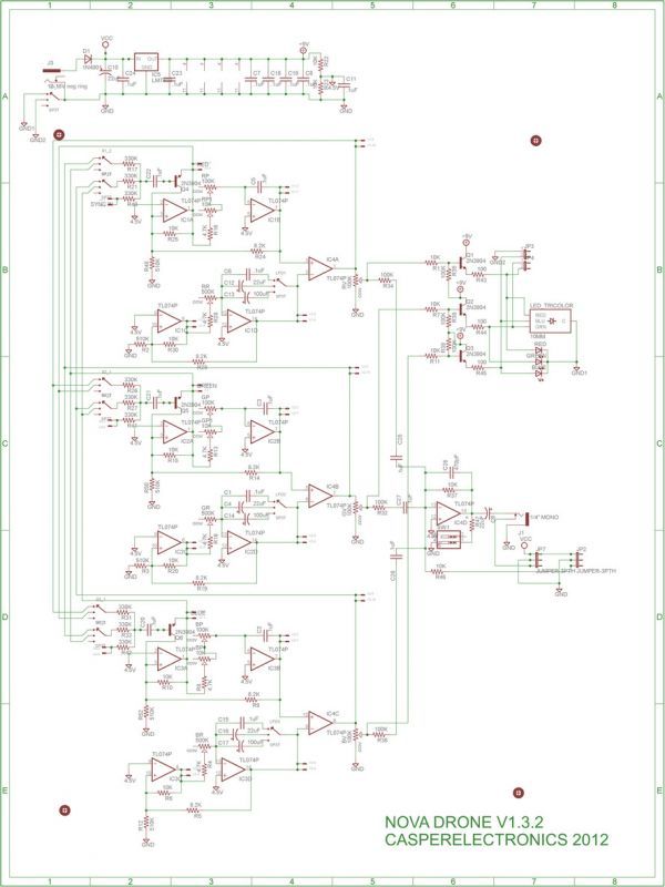 Casper Electronics NOVA DRONE - Boutique Pedal NYC main controller wiring diagram phantom 