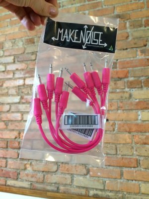 画像3: Make Noise 6" hot pink patch cable 5-pack　