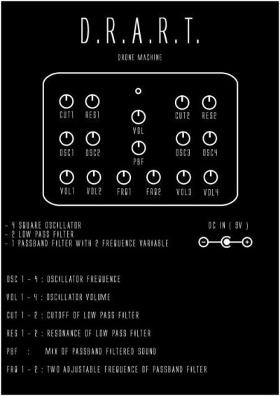 画像1: EXAGONAL ROOMS  D.R.A.R.T. - ANALOG DRONE MACHINE　要予約