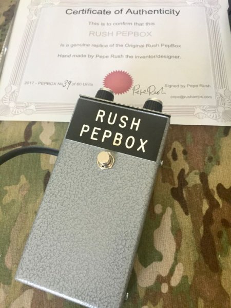画像9: Rush PepBox by Pepe Rush オリジナル ブリティッシュ ファズ　 (9)