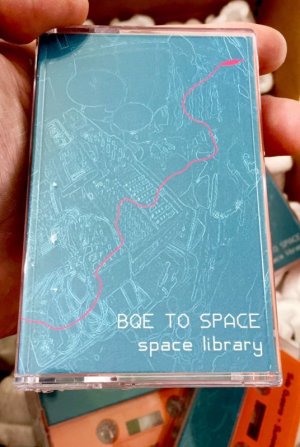 画像2: SPACE LIBRARY ALBUM "BQE TO SPACE" ON CASSETTE
