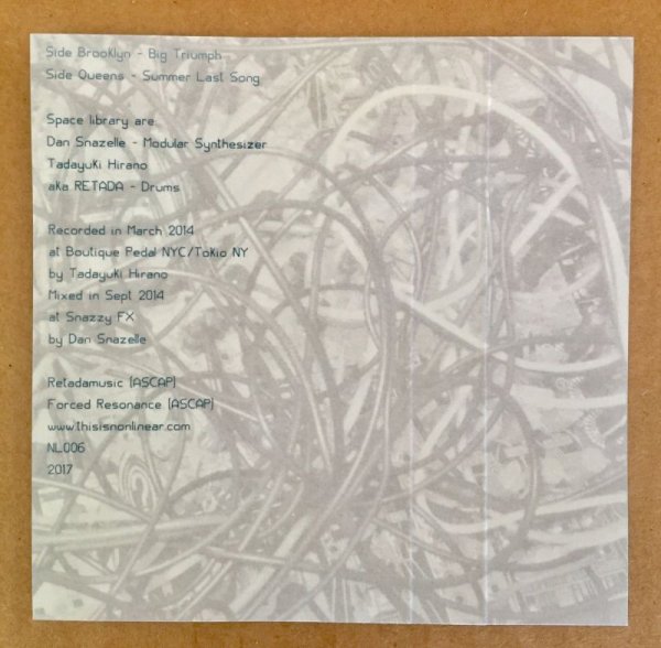 画像4: SPACE LIBRARY ALBUM "BQE TO SPACE" ON CASSETTE (4)