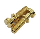 Replacement US Standard Tailpiece Mounting Studs (NO ANCHORS)Gold