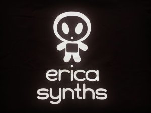 画像2: Erica Synths logo T-shirt V Neck Black size L