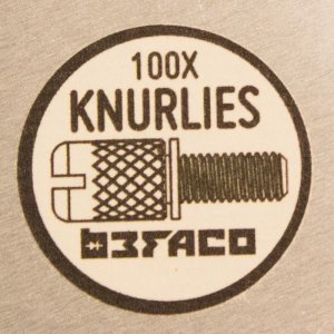 画像3: BEFACO KNURLIES - ユーロラック M3 ラック スクリュー x100個　