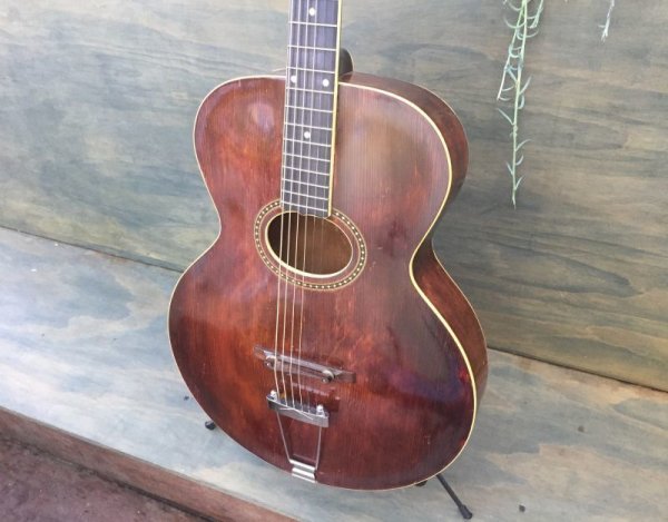 画像4: 1915 Gibson L4 レアビンテージ ギブソン アコースティック　売却済 (4)