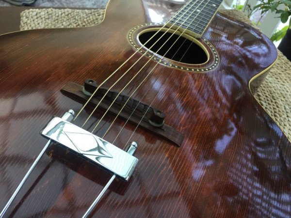 画像19: 1915 Gibson L4 レアビンテージ ギブソン アコースティック　売却済 (19)