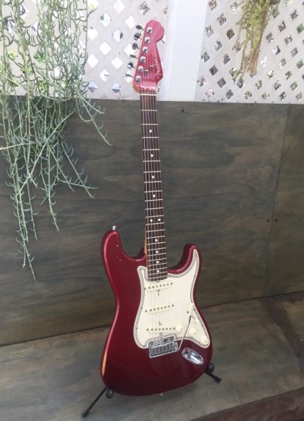 画像10: Fender AMERICAN STANDARD STRATOCASTER 1995 "Matching Headstock" w/Streamline pickguard etc. 売却済 (10)