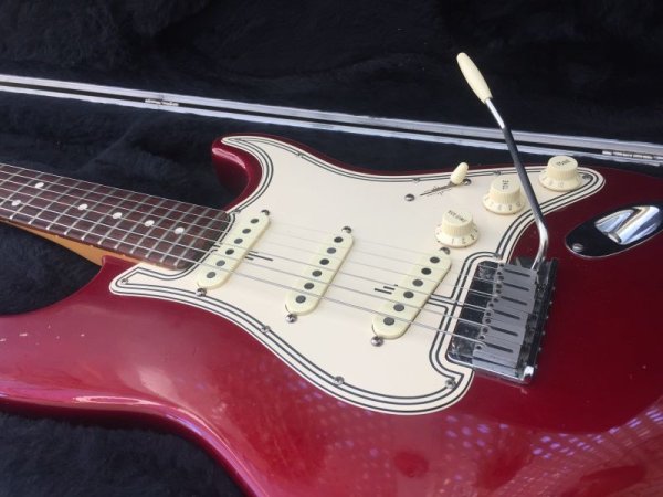 画像5: Fender AMERICAN STANDARD STRATOCASTER 1995 "Matching Headstock" w/Streamline pickguard etc. 売却済 (5)