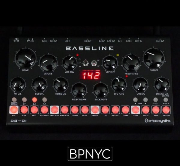 画像1: Erica Synths  Bassline DB-01 (DESK TOP) 次回入荷分 (1)