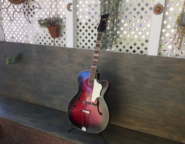 画像3: Hohner France Holiday Jazz Guitar Vintage / Made in Germany c.1961(?) レア　売却済 (3)