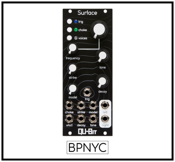 画像1: Qu-Bit Electronix  SURFACE - ステレオ マルチ ティンバー シンセボイス　次回入荷分 (1)