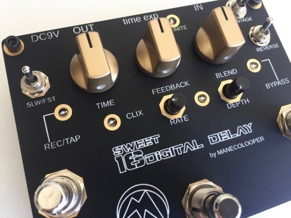 画像3: Maneco Labs Sweet 16 Digital Delay ローファイ ループディレイ　次回入荷分 (3)