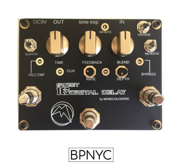 画像1: Maneco Labs Sweet 16 Digital Delay ローファイ ループディレイ　次回入荷分 (1)