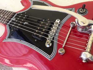 画像13: Gibson SG w/Bigsby B3 & Towner Down Tension Bar, Decoboom Streamline Pickguard Set　売却済
