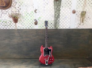 画像2: Gibson SG w/Bigsby B3 & Towner Down Tension Bar, Decoboom Streamline Pickguard Set　売却済