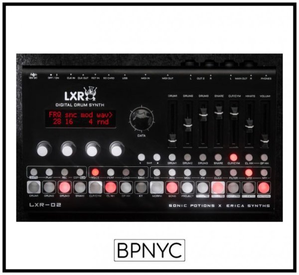 画像1: Erica Synths  Drum Synthesizer LXR-02 　次回入荷分 (1)