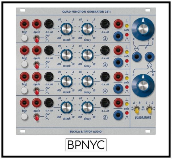 画像1: Buchla & Tiptop Audio Quad Function Generator 281t 　 (1)