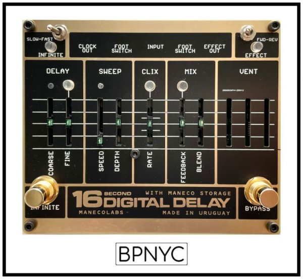 画像1: Maneco Labs SIXTEEN SECONDS DELAY REISSUE　次回入荷分 (1)