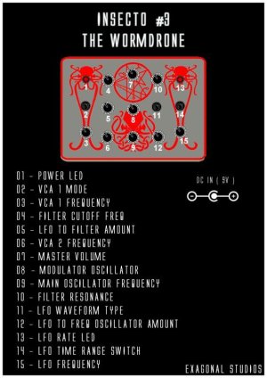 画像2: EXAGONAL ROOMS  INSECTO #3 - THE WORMDRONE　要予約