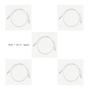 画像5: Tiptop Audio Stackcable Patch Cable WHITE 5pack