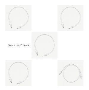 画像4: Tiptop Audio Stackcable Patch Cable WHITE 5pack