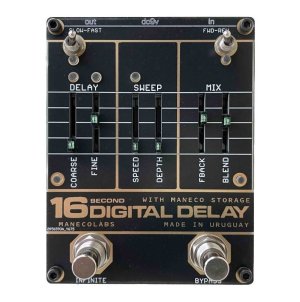 画像1: Maneco Labs SIXTEEN SECONDS DELAY VINTAGE COMPACT pedal　