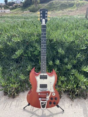 画像1: Gibson SG Faded Worn Cherry w/Bigsby B3 & Towner DTB, Decoboom Streamline Pickguard Set　売却済