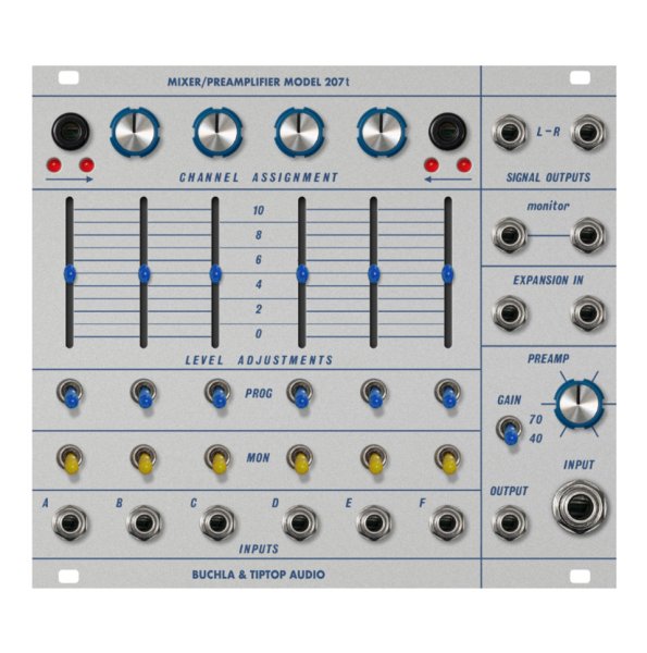 画像1: Buchla & Tiptop Audio Mixer/Preamplifier 207t　 (1)