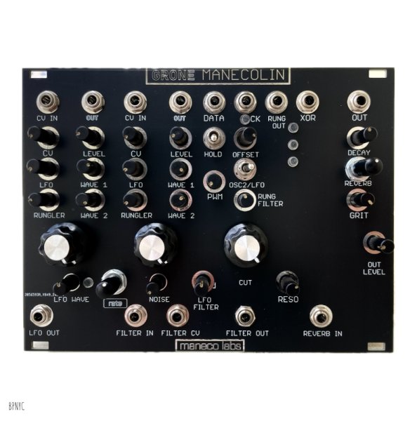 画像1: Maneco Labs GRONE MANECOLIN Black(eurorack)　次回入荷分 (1)