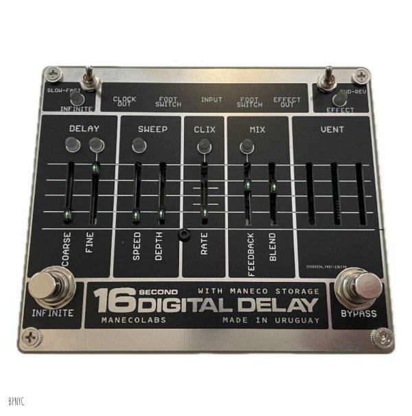 Maneco Labs SIXTEEN SECONDS DELAY REISSUE 販売 通販