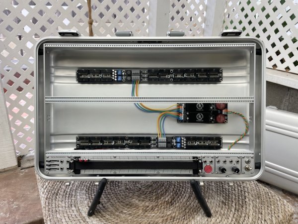 画像12: BPNYC ZERO Halliburton Eurorack Modular Travel Case w/Pulp Logic 1U SILVER　売却済 (12)