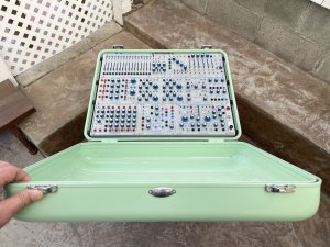 画像8: Buchla Tiptop 200t series with BPNYC ZERO Halliburton Eurorack Modular Travel Case 9U Seafoam Green 売却済