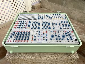画像7: Buchla Tiptop 200t series with BPNYC ZERO Halliburton Eurorack Modular Travel Case 9U Seafoam Green 売却済