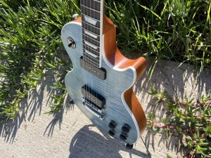 画像6: 2018 Gibson Les Paul classic player plus Satin Ocean Blue 売却済