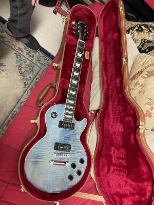 画像14: 2018 Gibson Les Paul classic player plus Satin Ocean Blue 売却済