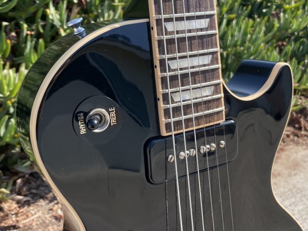 画像7: GIBSON 2011 LES PAUL TRADITIONAL PRO SPLIT COIL P90 EBONY　売却済 (7)