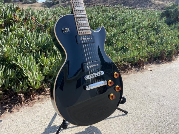 画像8: GIBSON 2011 LES PAUL TRADITIONAL PRO SPLIT COIL P90 EBONY　売却済 (8)