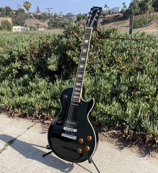 画像3: GIBSON 2011 LES PAUL TRADITIONAL PRO SPLIT COIL P90 EBONY　売却済 (3)