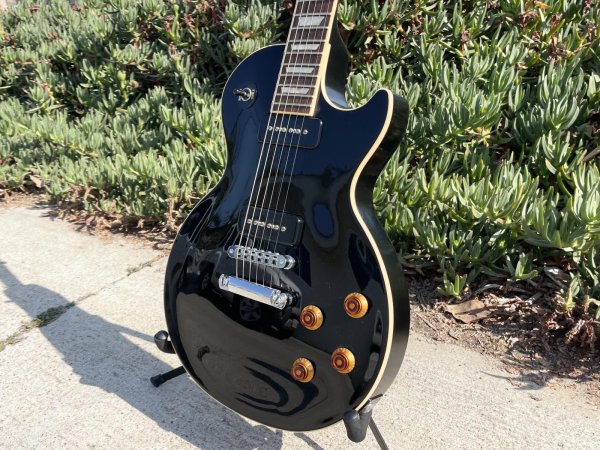 画像9: GIBSON 2011 LES PAUL TRADITIONAL PRO SPLIT COIL P90 EBONY　売却済 (9)