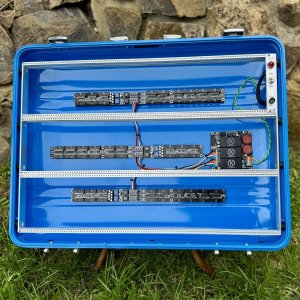画像3: BPNYC ZERO Centurion Elite Eurorack Modular Travel Case 9U 336HP BLUE　売却済