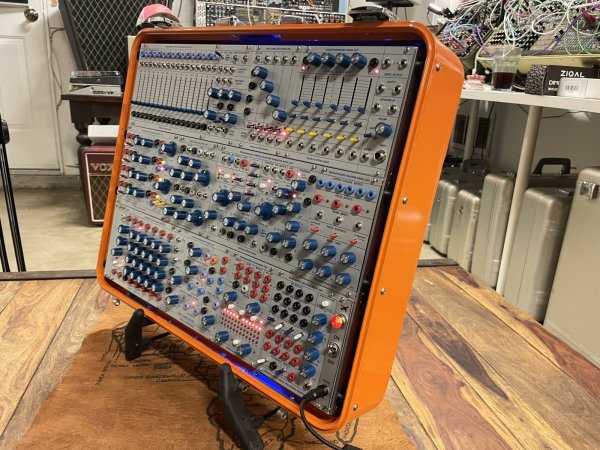 画像8: Buchla Tiptop 200t series with BPNYC ZERO Halliburton Eurorack Modular Travel Case 9U #3 ORANGE　売却済 (8)