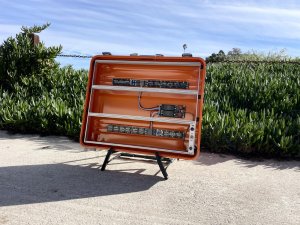 画像12: BPNYC ZERO Halliburton Eurorack Modular Travel Case 9U 96hp "ORANGE"