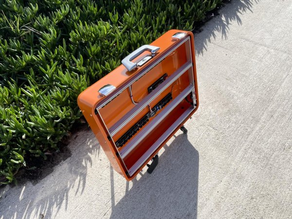 画像10: BPNYC ZERO Halliburton Eurorack Modular Travel Case 9U 96hp "ORANGE" 　売却済 (10)