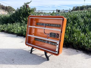 画像3: BPNYC ZERO Halliburton Eurorack Modular Travel Case 9U 96hp "ORANGE"