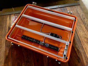 画像27: BPNYC ZERO Halliburton Eurorack Modular Travel Case 9U 96hp "ORANGE"