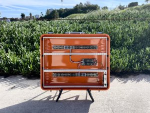 画像1: BPNYC ZERO Halliburton Eurorack Modular Travel Case 9U 96hp "ORANGE"