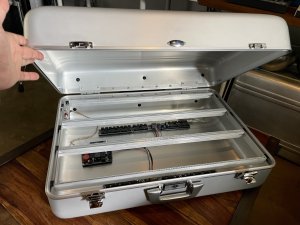 画像17: BPNYC ZERO Halliburton Eurorack Modular Travel Case NOS SILVER 3x122hp 9U