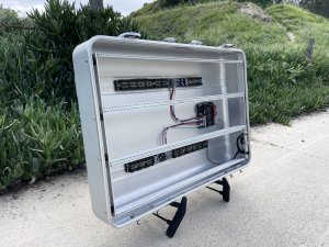 画像2: BPNYC ZERO Halliburton Eurorack Modular Travel Case NOS SILVER 3x122hp 9U