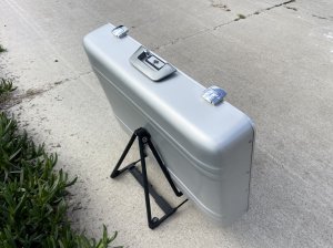 画像9: BPNYC ZERO Halliburton Eurorack Modular Travel Case NOS SILVER 3x122hp 9U